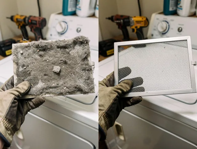 Professional lint trap cleaning by Lynnfield Dryer Vent Cleaning in Lynnfield